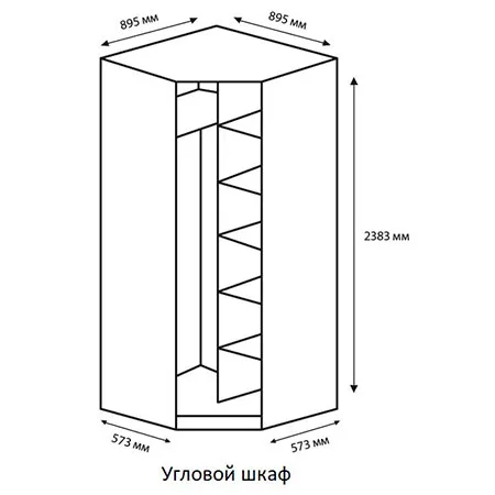 Шкаф Лимна арт 4059 — в комнату